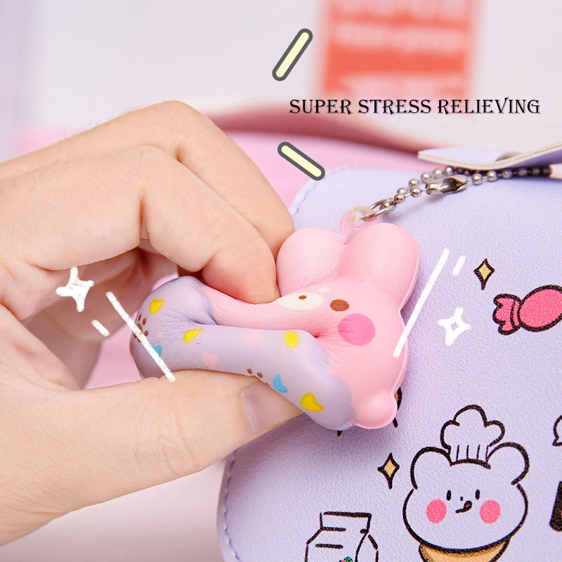 Large Capacity Pencil Case Stress Relieving Canvas Pen Brushes Pouch Pencil Bag Portable Box Gifts Supplies School Stationery