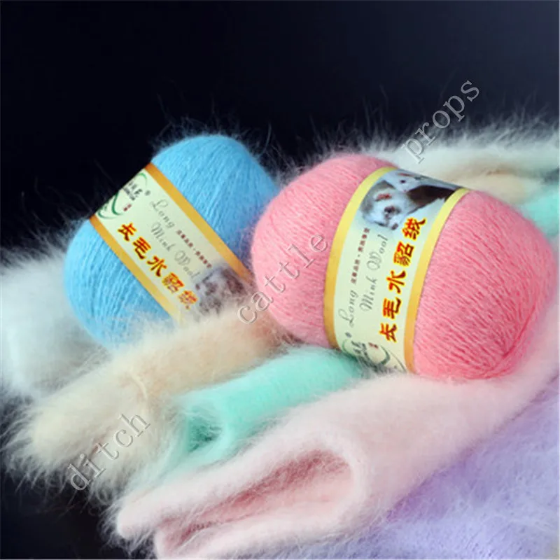 Newborn Photography Props Pant And Hat Climbing Clothes Handmade Knitted Mink Clothing