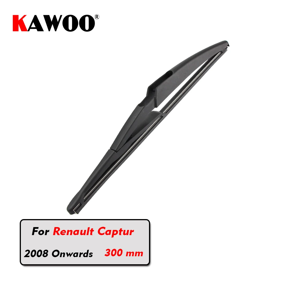 

KAWOO Car Rear Wiper Blade Blades Back Window Wipers Arm For Renault Captur Hatchback (2008 Onwards) 300mm Auto Windscreen Blade