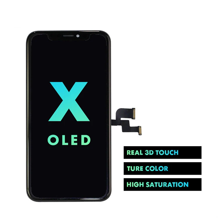 

AAA+++ OLED For iPhone X XR XS LCD Display Assembly Replacement TFT IPS Iphone11 3D Force Touch Screen Digitizer No Dead Pixel