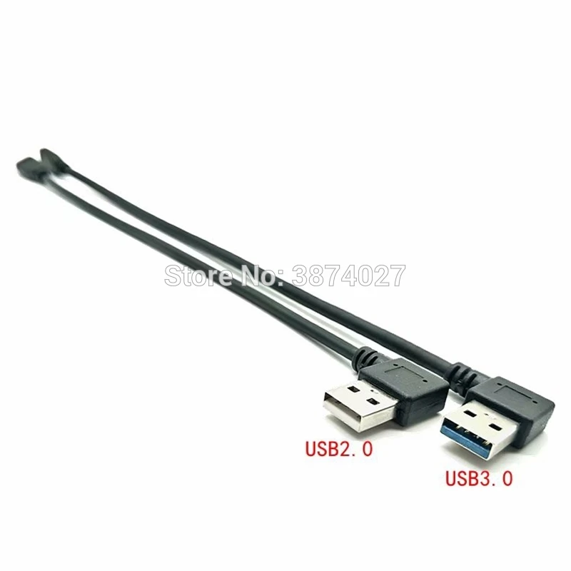 type-C to USB3.0 A male adapter cable type-A male to USB3.1 type-C 90 Degree Right Angled bent bending short cable 30cm