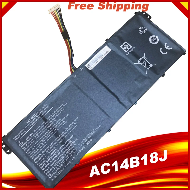 Laptop Battery AC14B18J for Acer Aspire V3-111 V5-122 V5-122P V5-132 V5-132P Chromebook 11 CB3-111 13 CB5-311