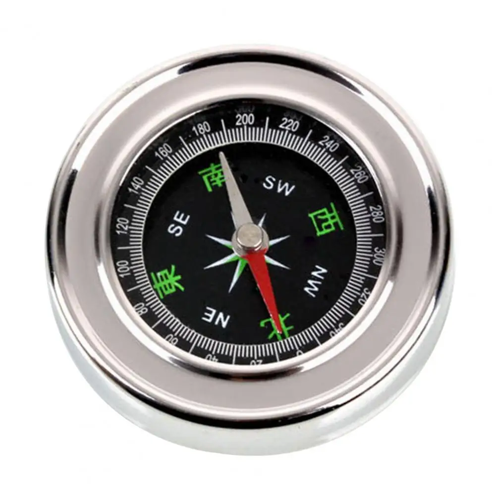 Compass Solid Guide Direction Lightweight Portable Mini Precise Compass Practical Guider for Camping