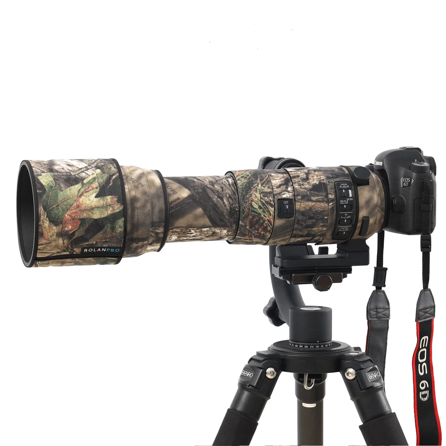 ROLANPRO Camera Lens Coat Camouflage For SIGMA 150-600mm F5-6.3 DG OS HSM Sports protective case guns clothing Rain Cover