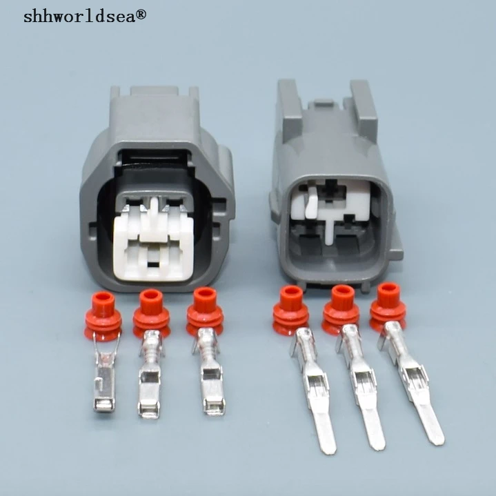 

shhworldsea 3 pin auto connector for Modern Elantra IX35 Ignition Coil Plug wire harness connector MG641362-4 MG651359-4