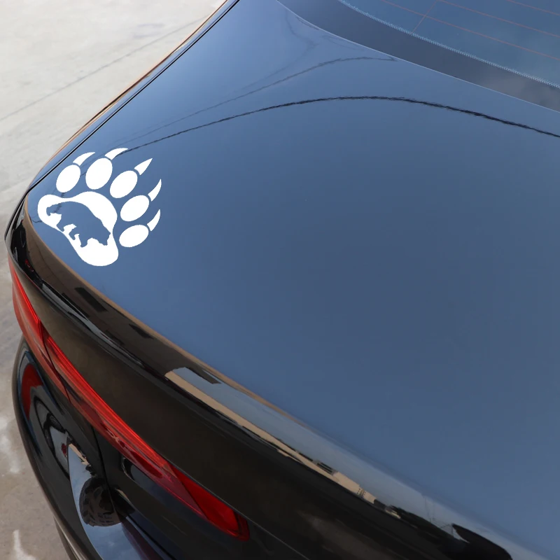 Hot Car Sticker Bear In Bear Paw Accessories Vinyl Car Styling Cover Scratches Waterproof Motorcycl PVC 15CM*13CM - Image 3