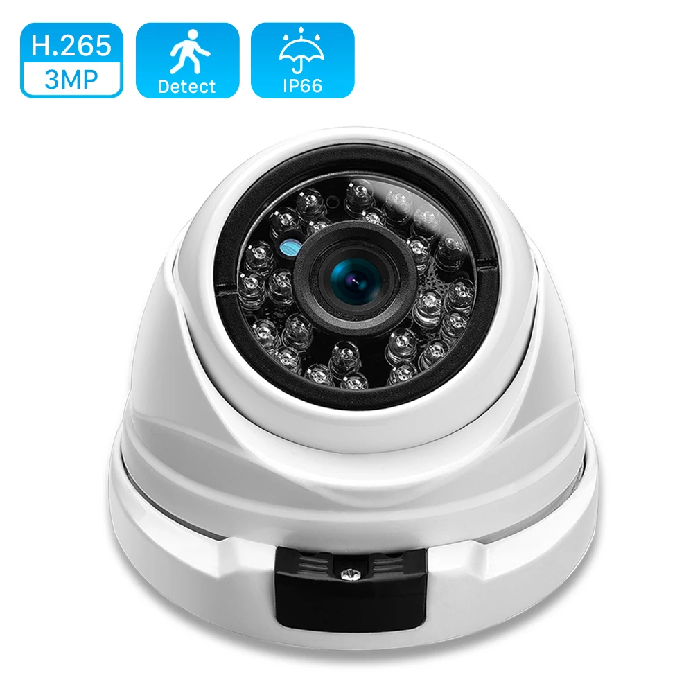 

H.265 4MP 2K Outdoor IP Camera Motion Detection Mobile Monitoring Email Alert CCTV Camera Security POE 48V IP Camera