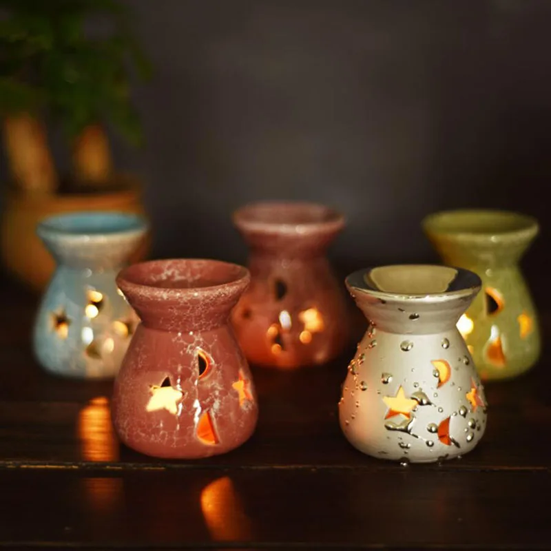 Essential Oil Furnace for Home Decor Household Romantic Burner Aromatherapy Lamp Aromatherapy Lamp