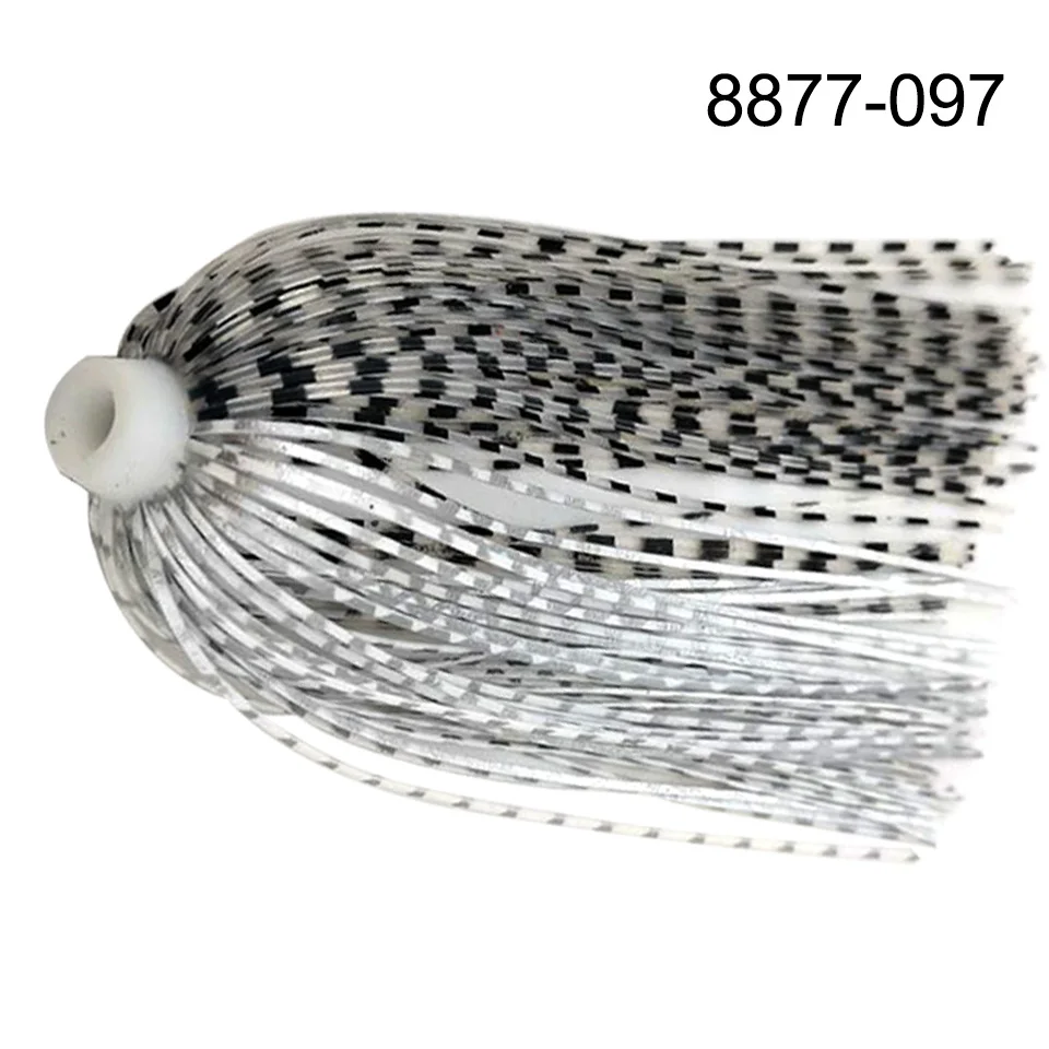 5 teile/los 88 Stränge 70mm Silica gel Röcke Elastische loch Regenschirm röcke Angeln Zubehör Buzzbaits Spinner Buzz Köder – Detail 6