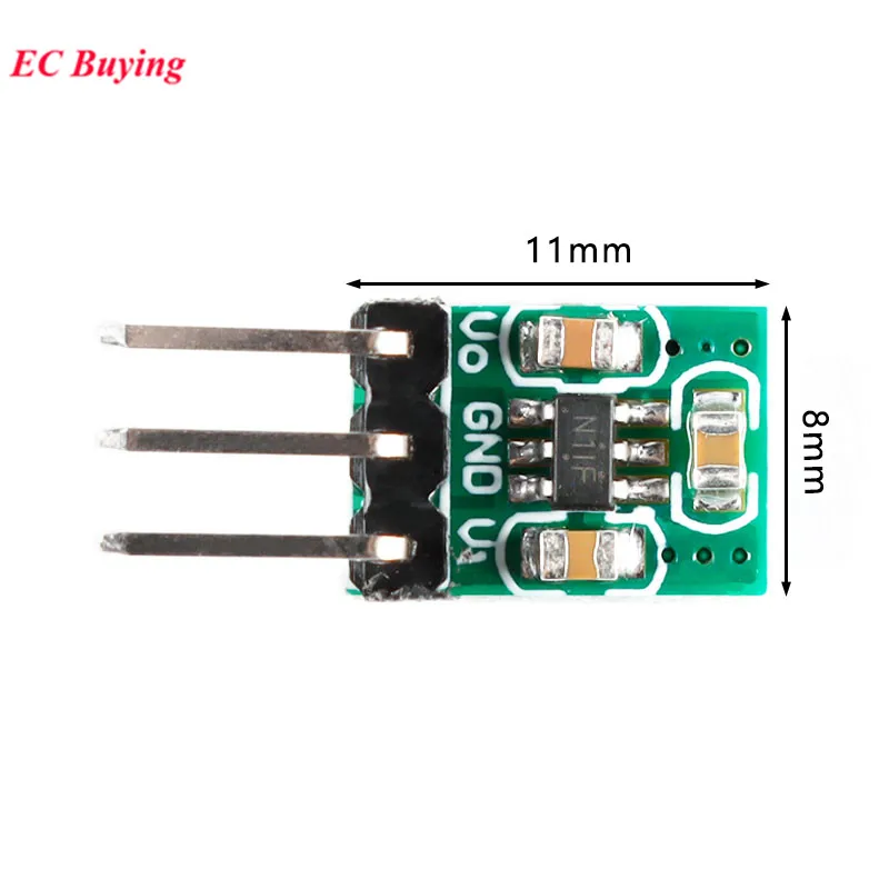 5 шт./1 шт. Мини DC-DC автоматический повышающий/понижающий модуль питания 1,8 В 3 В 3,7 В 5 В до 3,3 В понижающий/повышающий малошумящий регулируемый зарядный насос