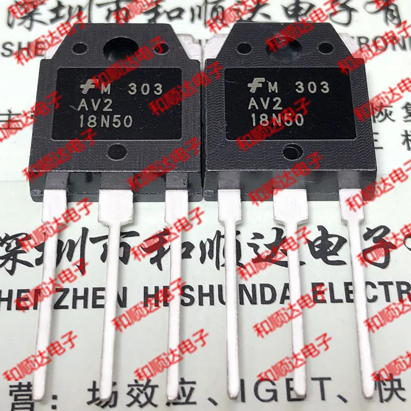 (5 Pieces) FQA18N50AV2 AV218N50 TO-3P 500V 18A / FFA60U60DN F60U60DN / 2SK831 K831 500V 18A 2SA1492 A1492 C3856 2SC3856   TO-3P