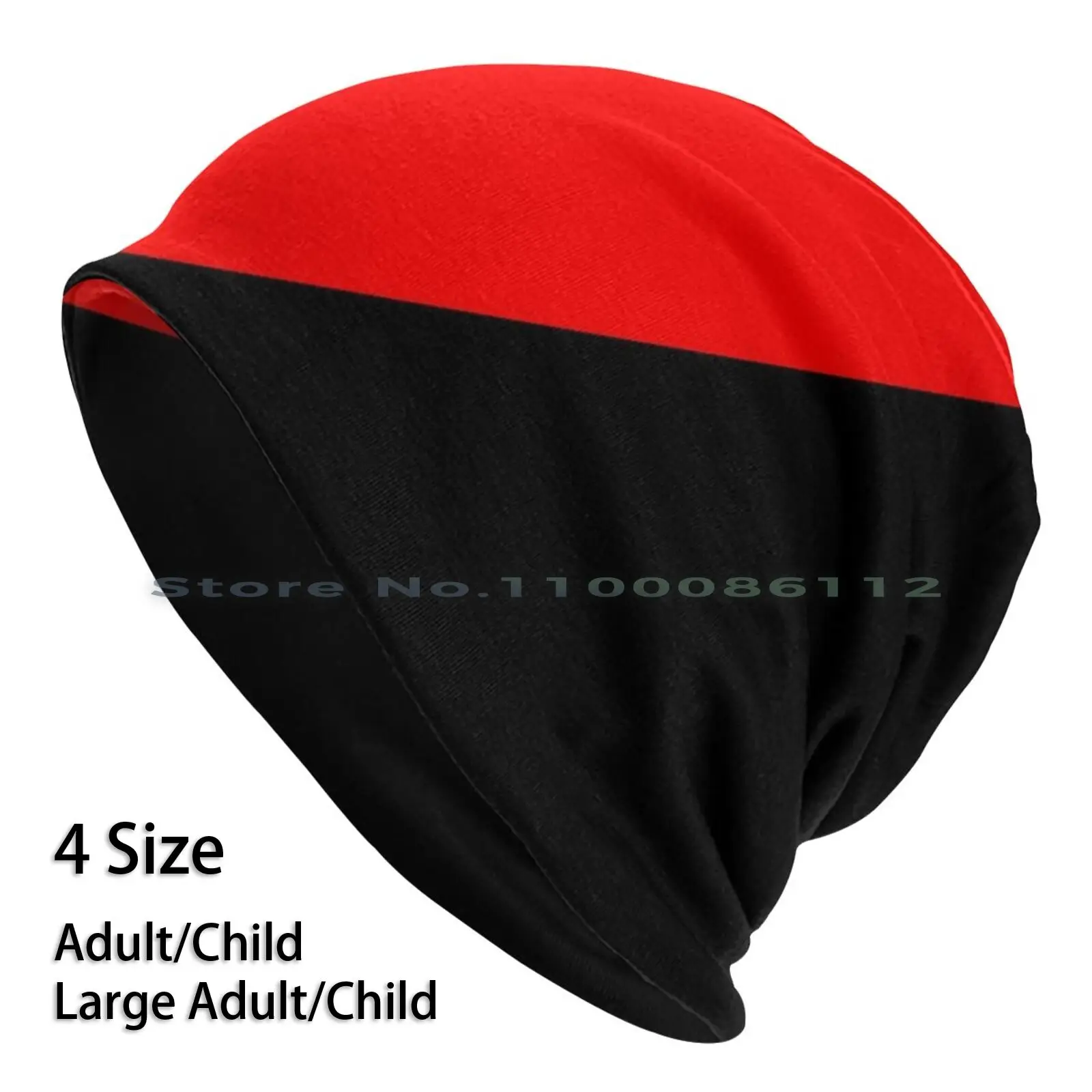 Anarcho Communism Movement Flag Beanies Knit Hat Anarchism Liberalism Freedom Anarchist Anarcho Syndicalism Socialism Red And