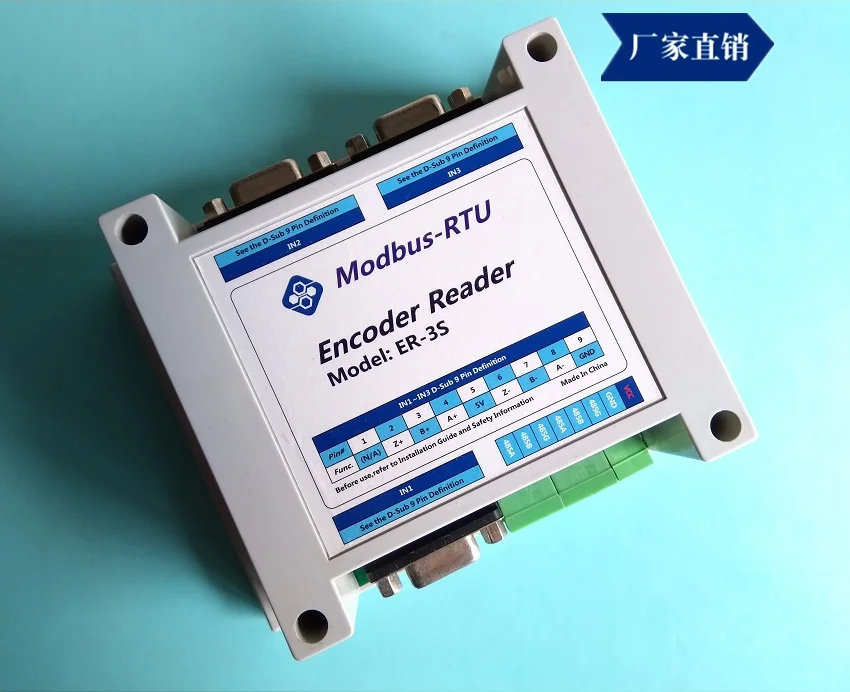 Encoder data acquisition module / grating magnetic grating acquisition er-3a MODBUS LabVIEW