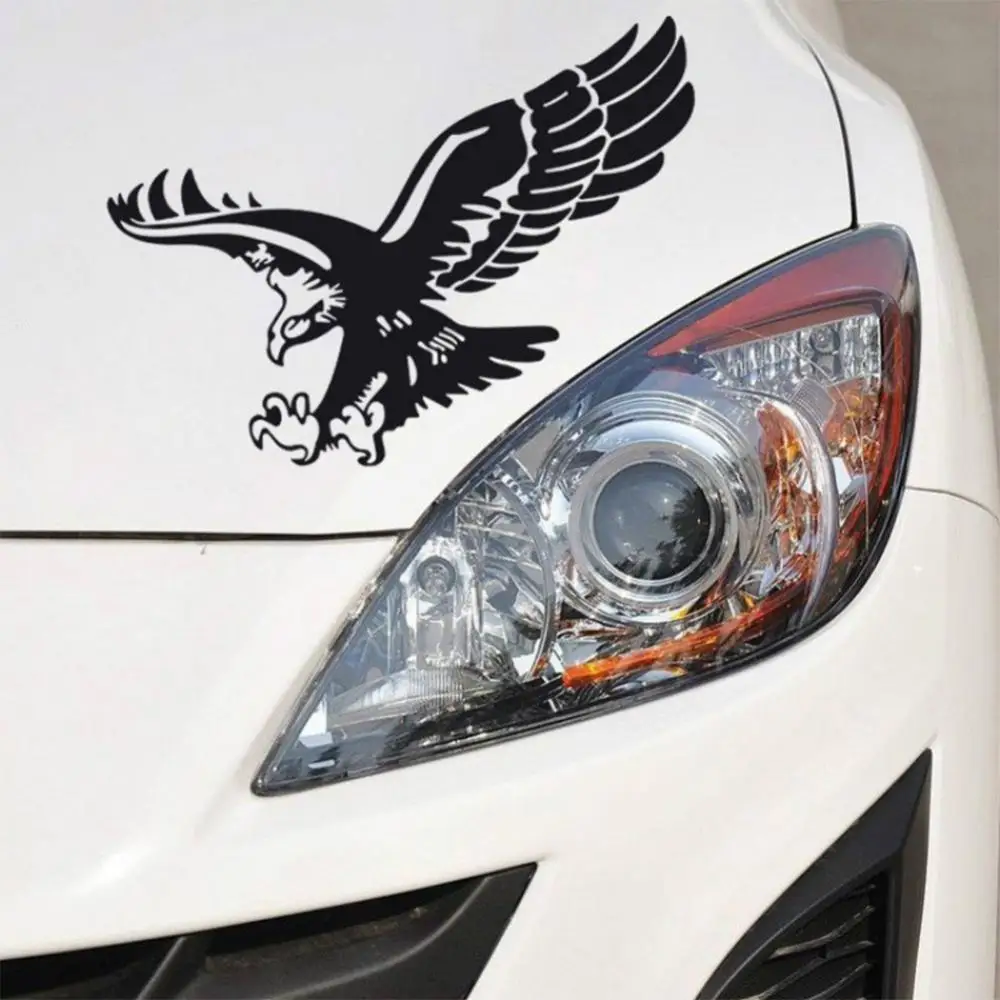 Eagle Shape Self-adhesive Car Sticker Auto Body Left Right Decal Easy to Install Strong Adhesion Anti-scratch Stickers DIY Decor