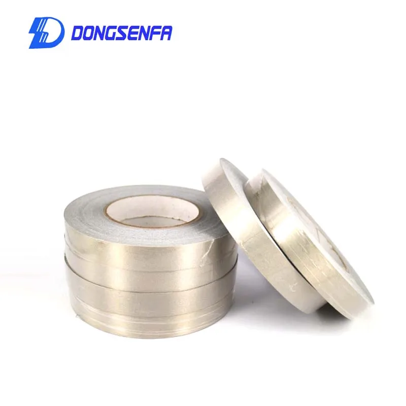 DONGSENFA 20M/Roll Single-sided Adhesive Conductive Fabric Cloth Tape LCD EMI Anti-Radiation Shield Isolation Electromagnetic