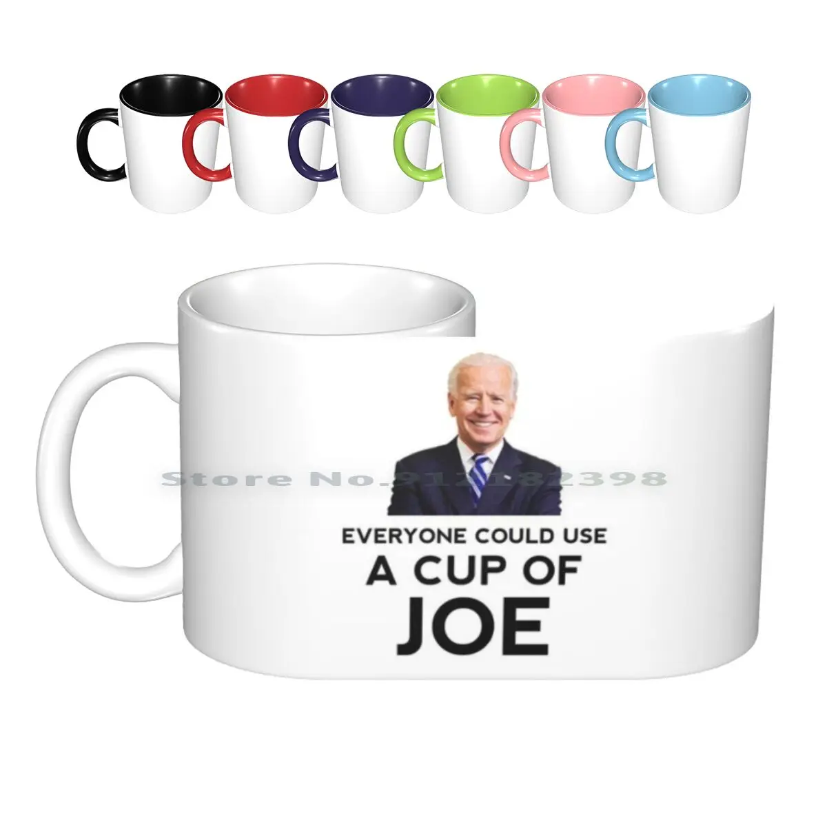 Забавные «каждый может использовать чашку Джо», кофейные керамические кружки Biden, кофейные чашки, кружка для молока и чая, Барак Обама, Забавный мем Biden
