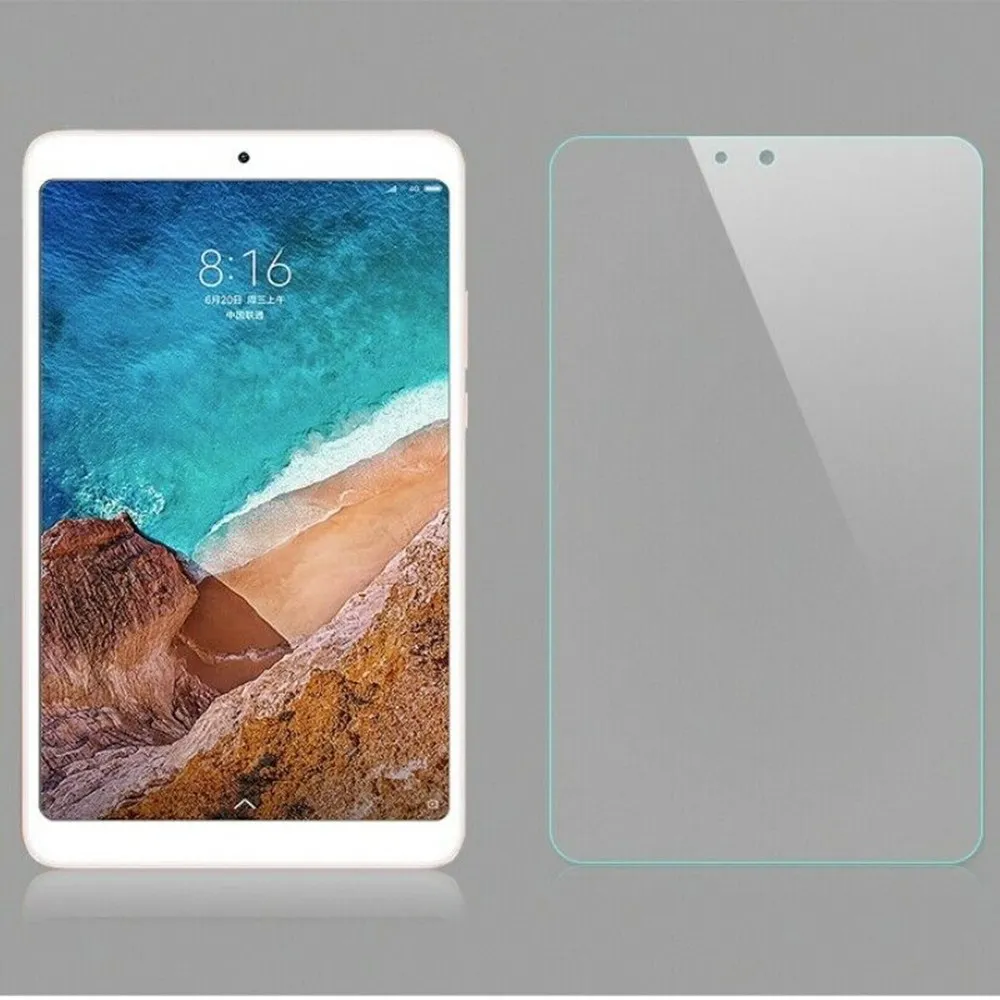 Protecteur d'écran 9H, 3 pièces, en verre trempé pour tablette Xiaomi Mi Pad 4, 8.0 pouces