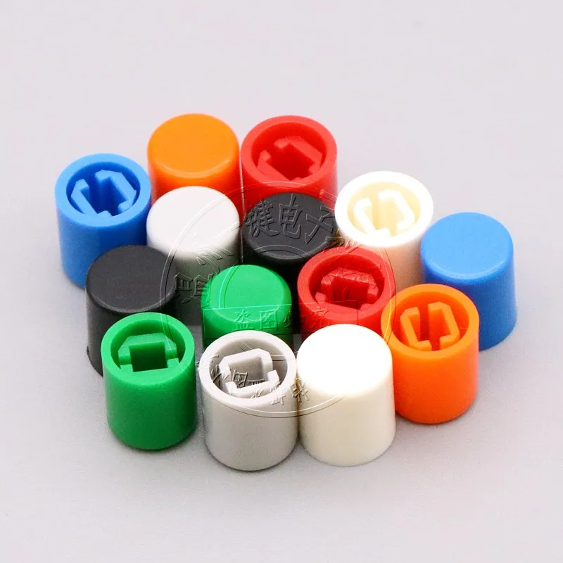 20PCS A11/ Color Caps White and Black Gray With/keys Switch Hat High Quality Direct Key Switch Hat Switch Self-locking Cap