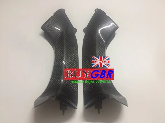 For KAWASAKI ZX-10R 2006 2007 Left + Right sides Head Tube ZX10R 06 07 Motorcycle Real Carbon Ciber high quality