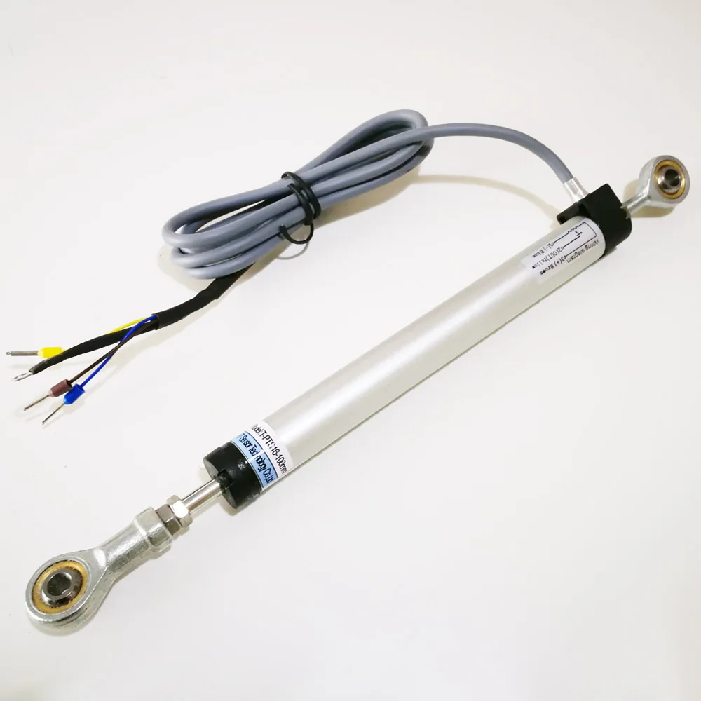 10mm 25mm 50mm 75mm 100mm 150mm 200mm LVDT sensor Linear position travel sensor with eye rodT-PTS16