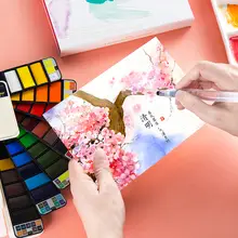 Watercolor Paint Set 18-42 Colors #6