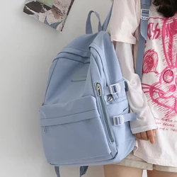 Mochila de Nylon Impermeável Casual para Mulheres, Mochila de Viagem para Adolescentes e Meninas, Pequena Mochila Feminina, Bolsa Kawaii