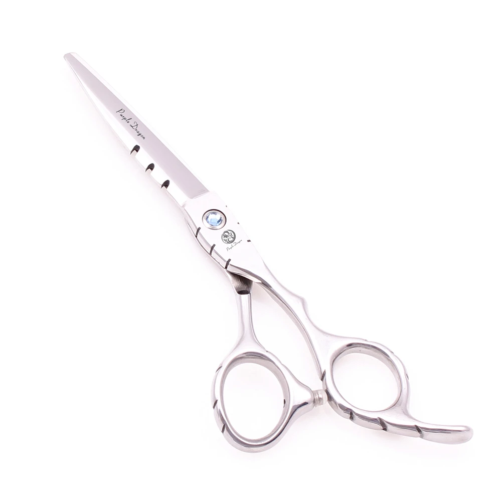 Professionelle Haarschere 5,5" 6" Purple Dragon Edelstahlschere für Friseursalon Effilierschere Haarschere Z1010 – Detail 3