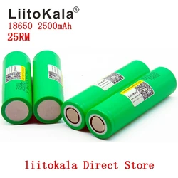 10-40PCS Liitokala Original 3.6V 18650 2500mAh battery INR18650 25 RM 20A discharge lithium batteries