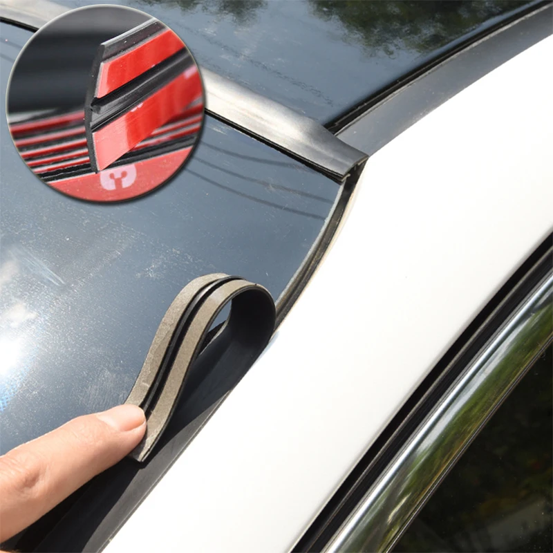 

Car Window Sealant Rubber Sticker Sunroof Triangular Window Seal Strip Seal Trim For Auto Vehicle Front Rear Windshield Stickers