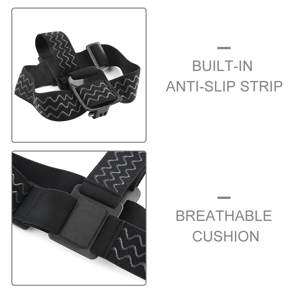 Outdoor testa della fascia Holder Per Il Telefono Cellulare a Harness Strap Mount Cintura Treppiede Macchina Fotografica Della Clip Del Supporto per il posto GOPRO xiaoyi iPhone x