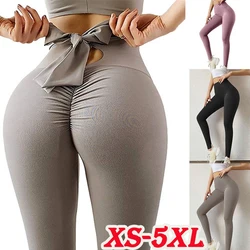 Yoga Pants Women Leggings For Fitness Polyester High Waist Long Pants Women Hip Push UP Tights Women Gym Clothing