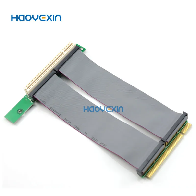 HYX 32bit PCI Riser Expansion Card with Flexible Cable 15cm for 1U/ 2U  Graphic Card Extender