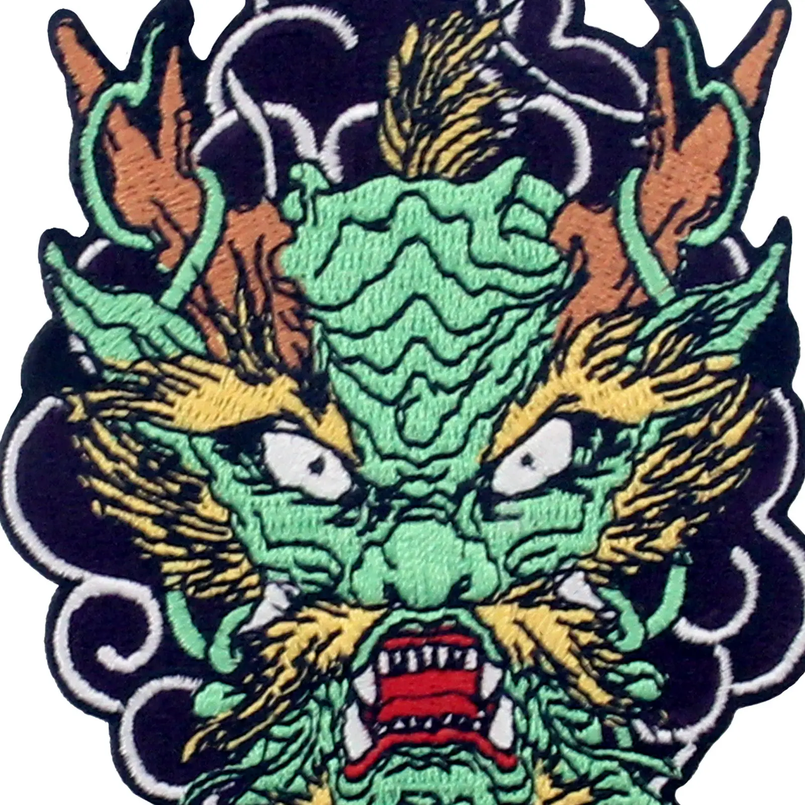 Embird wyszywana aplikacja naszywki na odzież Dragon ceo-friendly Handmade 3D Patch Military