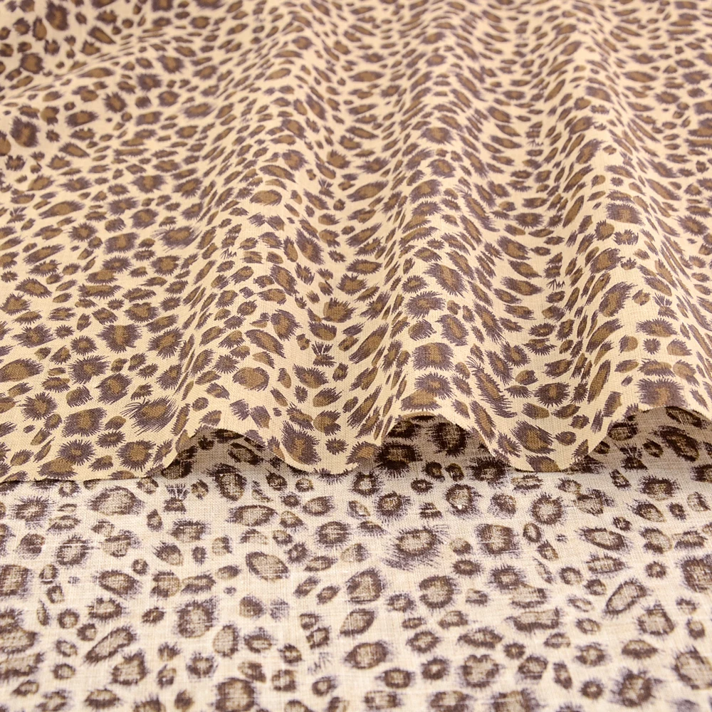 Booksew disegni leopardati affascinanti tessuti trapuntati Patchwork in tessuto tinta unita 100% cotone Per cucire Scrapbooking cucito al metro