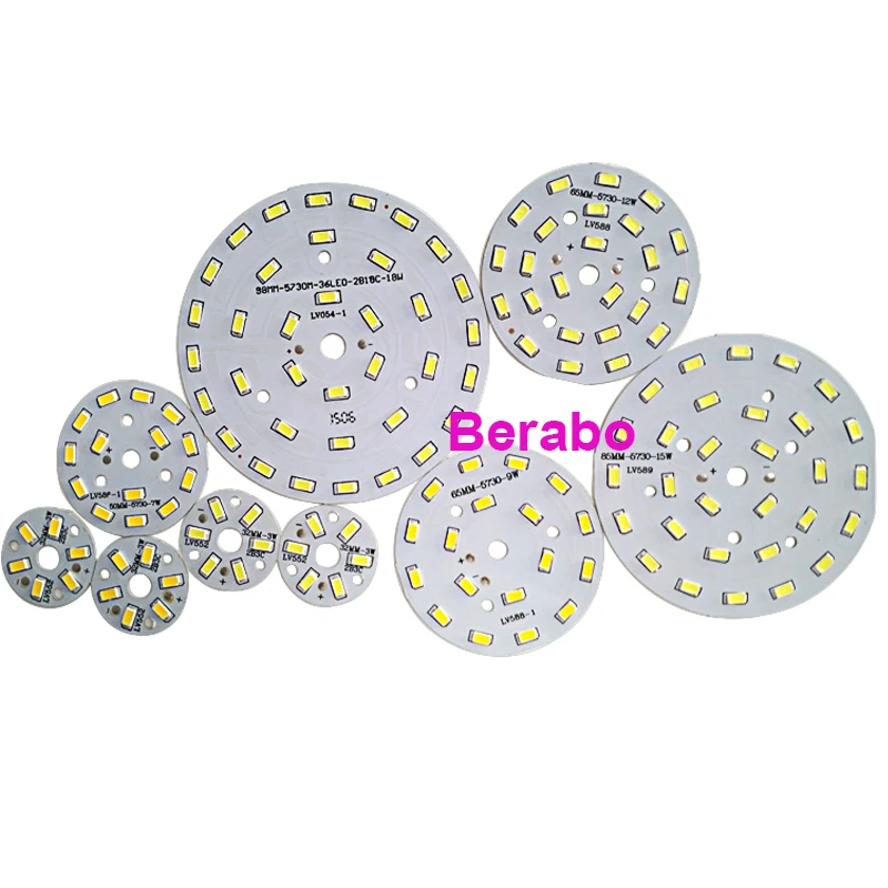 5 Stück SMD5730 LED-Lampenperlen 3W6W9W12W 18W36W Helligkeits-Lichtplatinen für LED-Lampen und LED-Downlights Zubehör – Detail 18