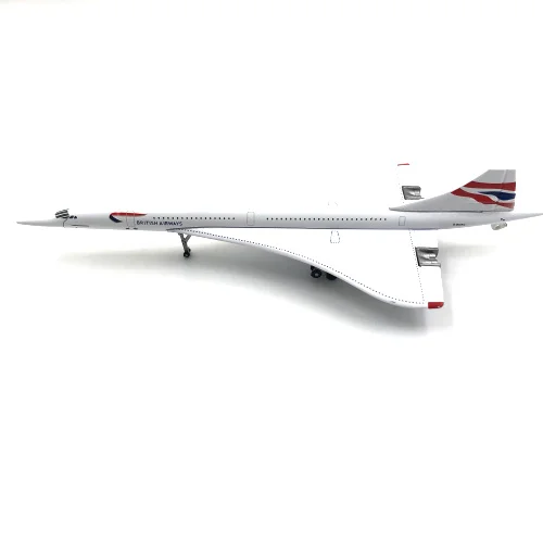 Metal 1/400 Concorde Air France British  Airplane Model  Airliner Alloy Diecast Kids Collection Air Plane Model Toys Gift