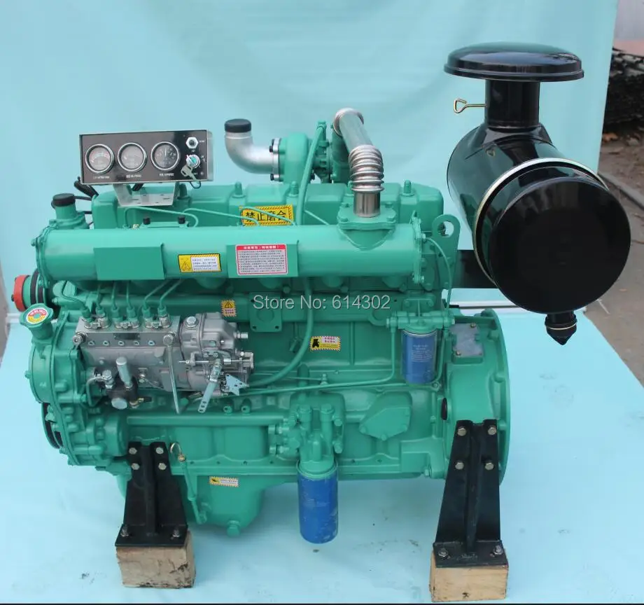 water cooled 6 cylinder R6105IZLD diesel engine 132KW 180hp diesel engine for 120kw weifang diesel generator