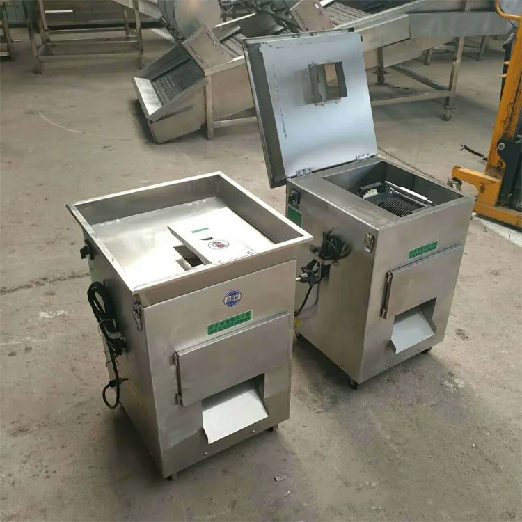 ماكينة تقطيع اللحم البقري من الفولاذ المقاوم للصدأ ماكينة تقطيع اللحم البقري التجارية الطازجة