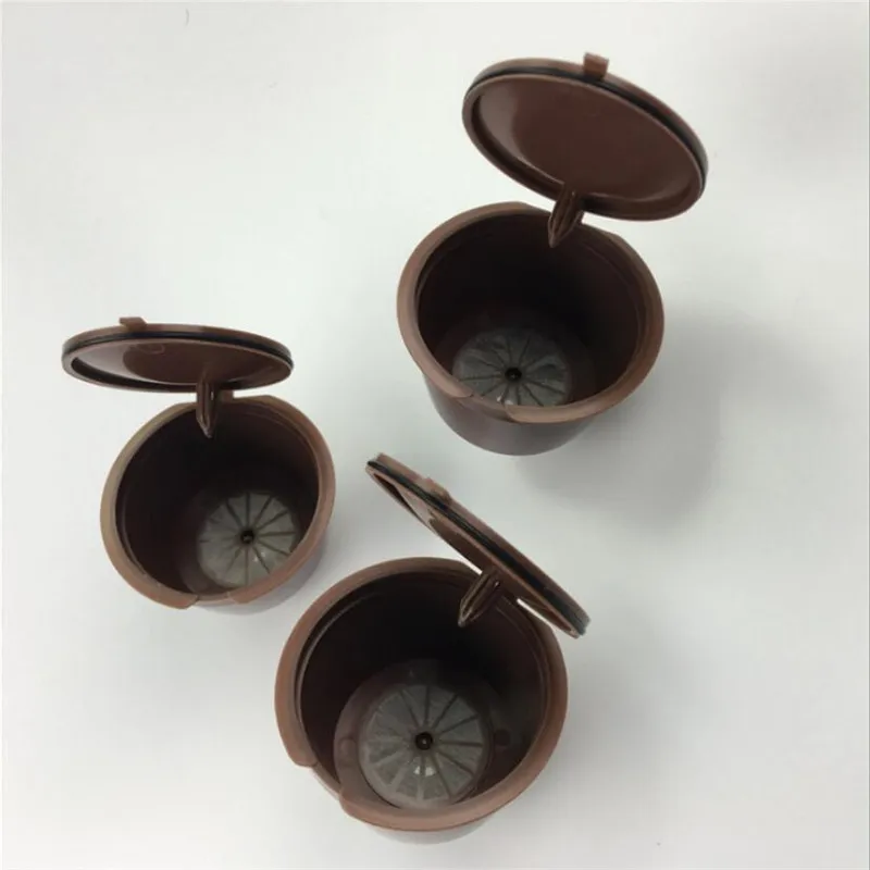 1pc / 2pcs Cafe Reusable Coffee Capsule For All Nescafe Dolce Gusto Models Refillable Filters Baskets Pod Soft Taste Sweet