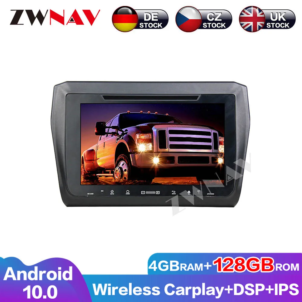 DVD Player Car GPS 4G+128G Android 10 Auto Radio Audio Navigation For Suzuki Swift 2017-2019 Stereo Multimedia Head Unit