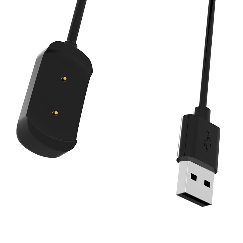 Caricatore Adattatore USB-C Per Amazfit T-Rex 3 E Balance — Solo Adattatore, Senza Cavo, Compatto E Resistente, 2 Pezzi Nero