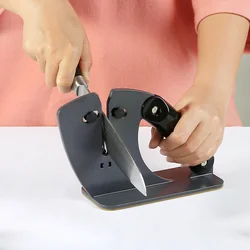 RISAMSHA Kitchen Knife Sharpener Knife Sharpening System Kitchen Accessories Scissor Professional Knife Sharpener