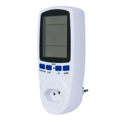 BR Plug Socket Digital Wattmeter Meter Power Consumption Watt Energy Meter KWh AC 250V Electricity Analyzers Monitors