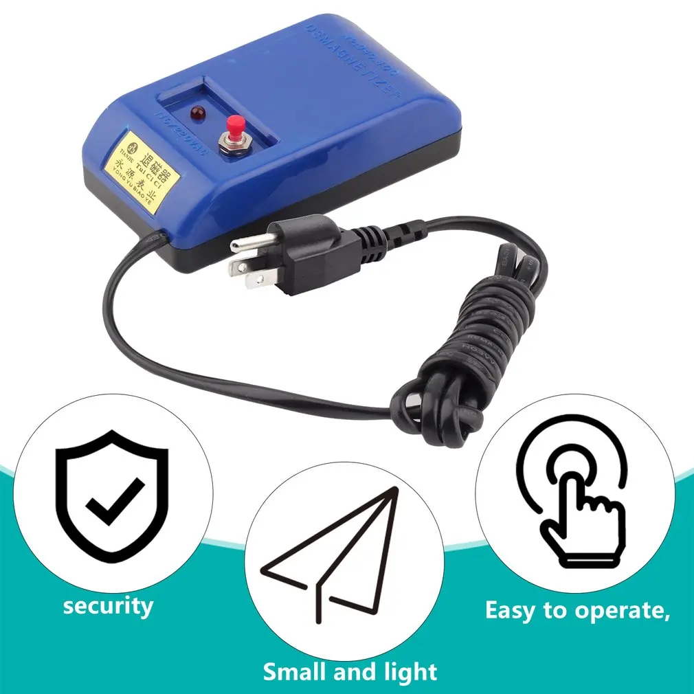Electrical Perfect Watch Repair Screwdriver Tweezers Demagnetise Demagnetizer Tools US  EU Plug