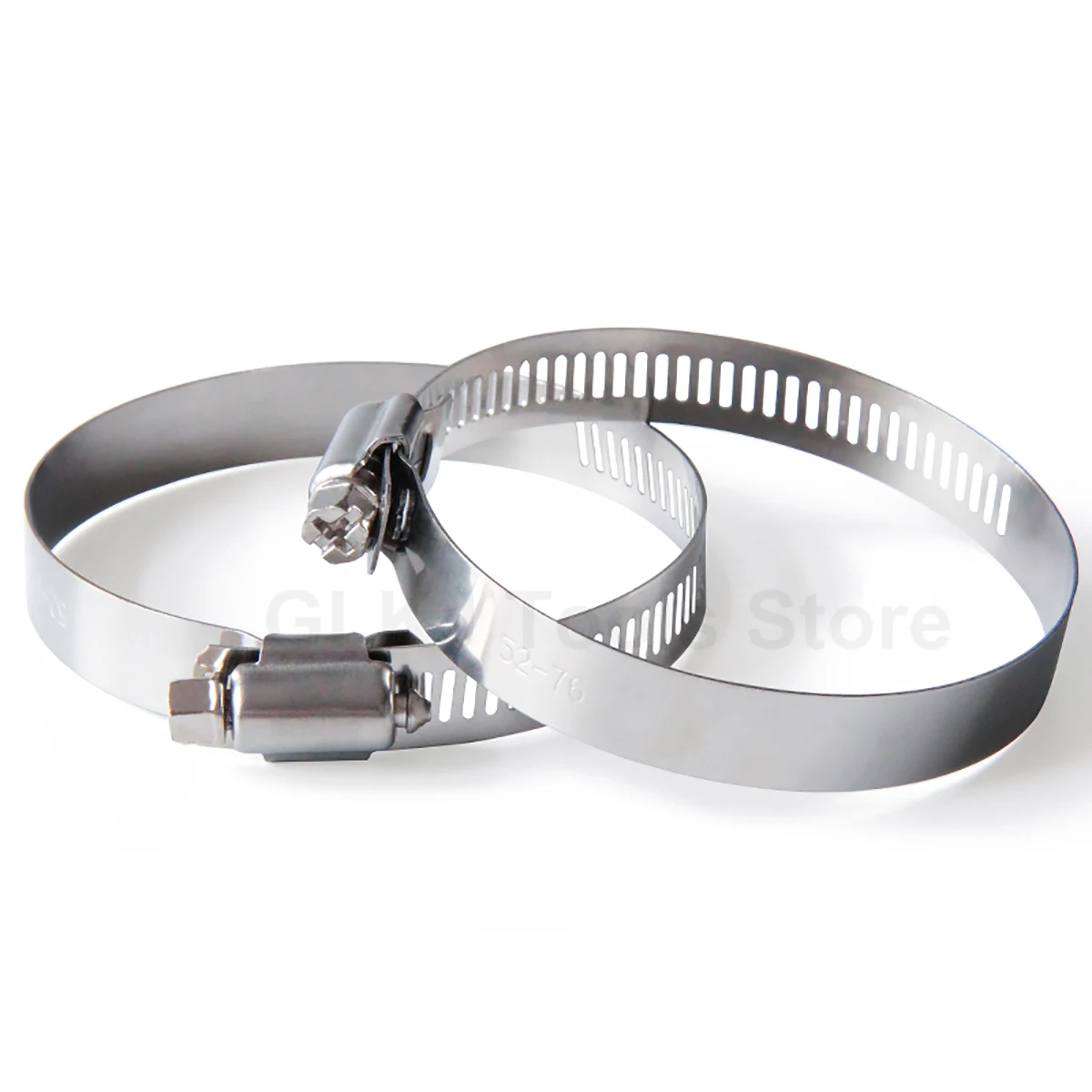 2pcs/lot 304 Stainless Steel Worm Drive Hose Clamp Fuel Line Water Pipe Clip Hoop 50 75 110 160 200mm PVC Pipe Clamp