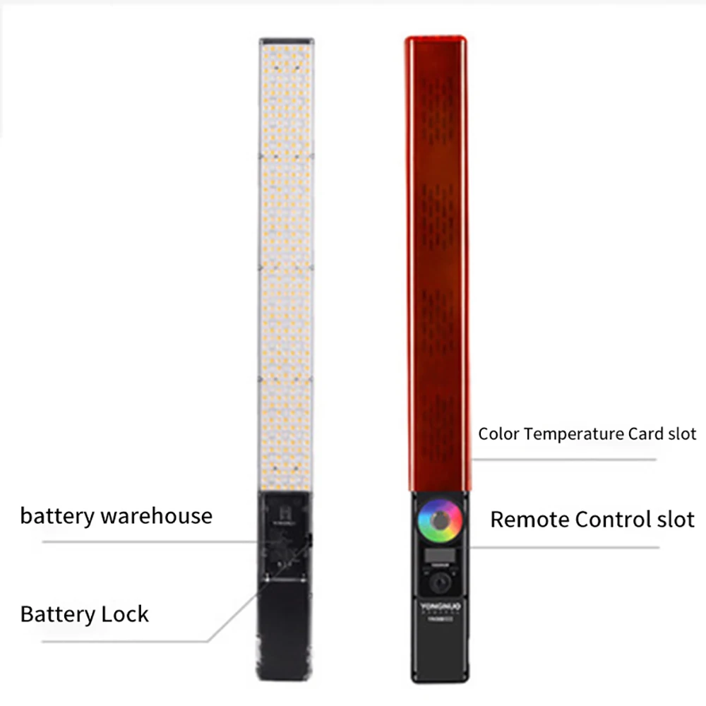 Imagem -04 - Pro Rgb Led Video Light Handheld Ice Stick Bi-color Ajuste de Toque Iluminação de Foto 3200k 5500k Yongnuo-yn360iii