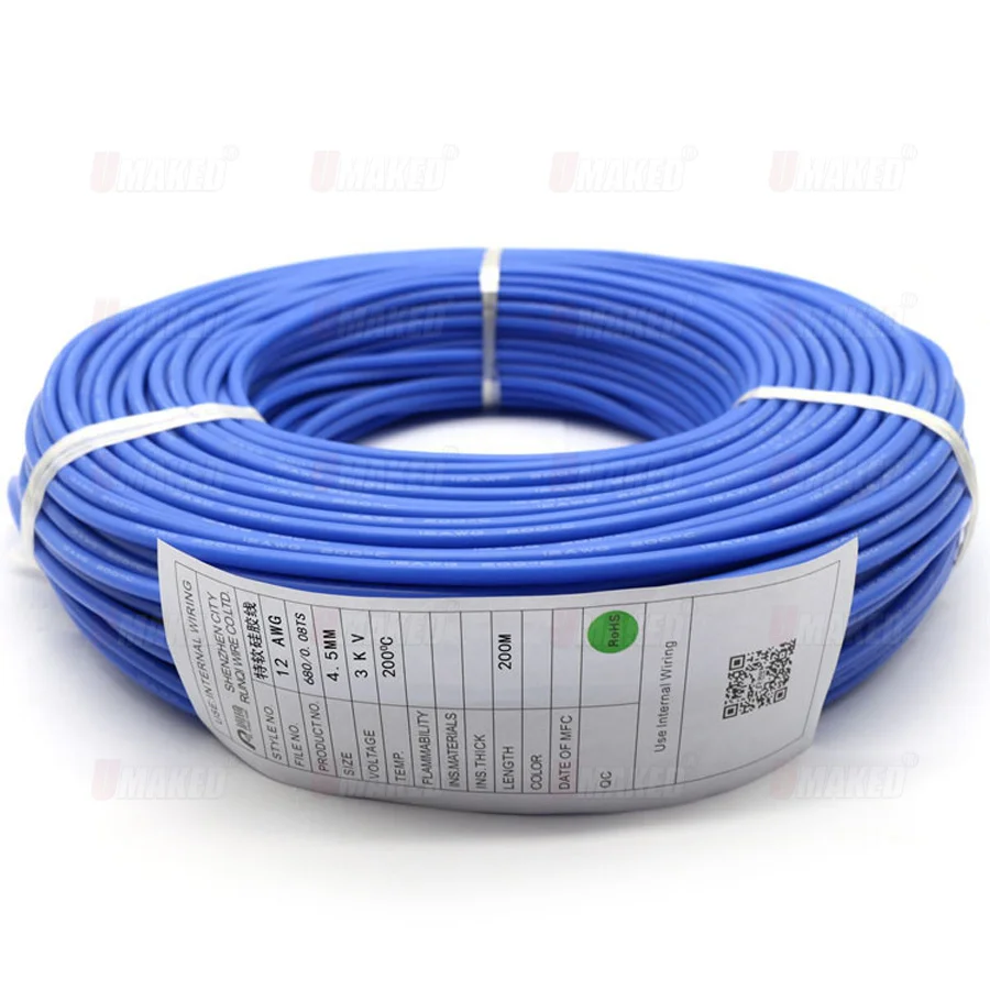 Cable de alambre UL1007, cable aislado de PVC, 30/28/26/24/22/20/18/16 awg, cable eléctrico, cable LED, conexión DIY, cable de extensión