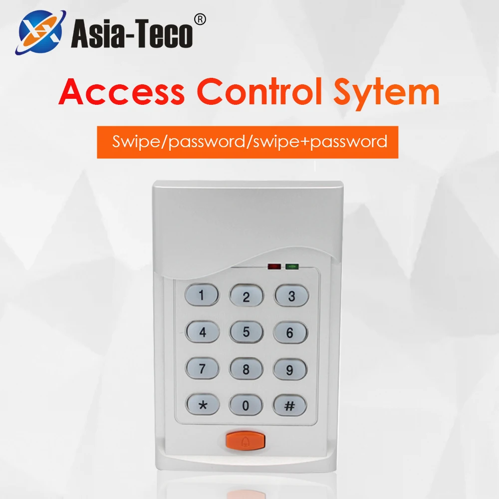 

Standalone Access Controller 125KHZ RFID Card Reader Access Control Keypad WG26 Input Door Lock System 600users