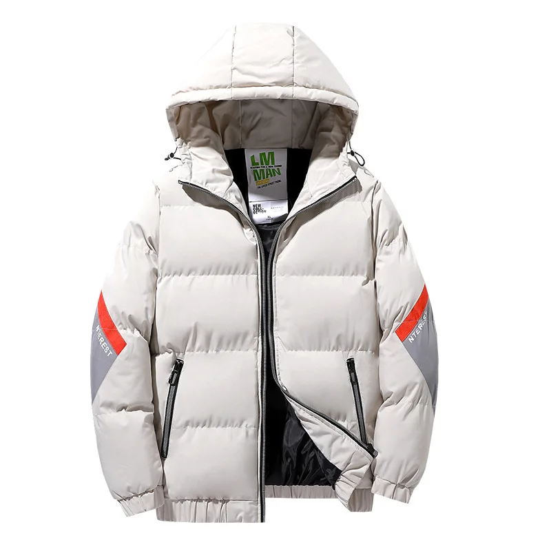 2023 Winterjas Heren Parka 'S Dikker Warme Jas Heren Capuchon Jassen Effen Kleur Parka Jas Vrouwen Mode Nieuwe Streetwear 4xl