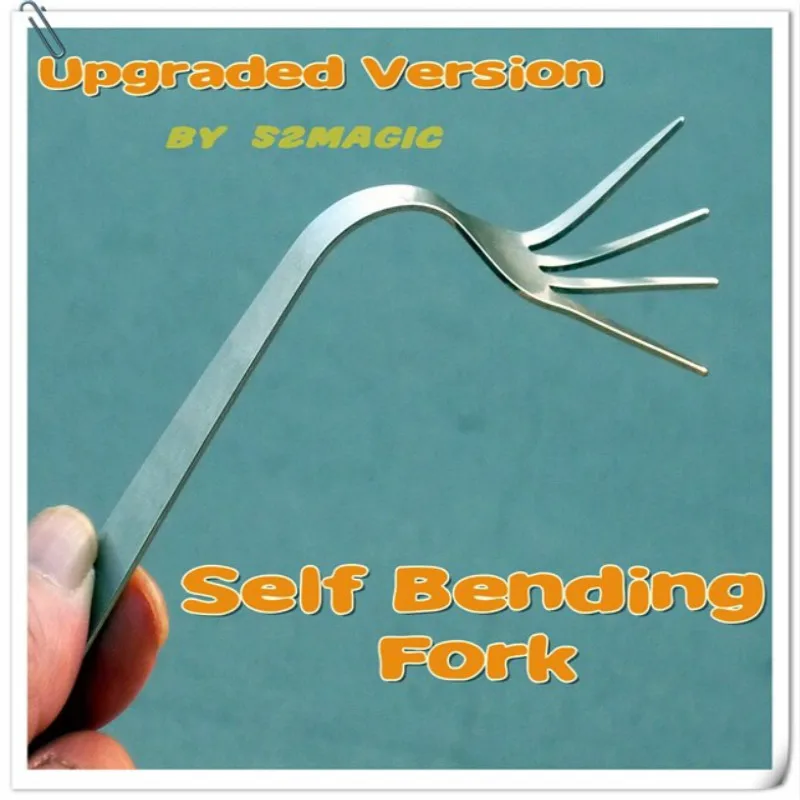 

Self Bending Fork 2.0 (Upgraded Version) Mentalism Magic Tricks Gimmick Close-Up Street Stage Magic Props Comedy Accessories